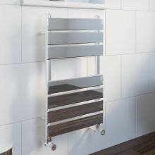 (Chrome, 650 x 400mm) Heatsync Bathroom Heated Towel Rail Radiators Central Heating Radiators
