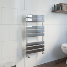 (Chrome, 800 x 450mm) Heatsync Bathroom Heated Towel Rail Radiators Central Heating Radiators