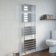 (Chrome, 1600 x 500mm) Heatsync Bathroom Heated Towel Rail Radiators Central Heating Radiators