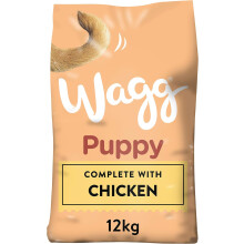 Wagg Complete Puppy Dry Dog Food Turkey & Rice 12kg - For Growing Puppies