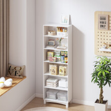 (6-tier, White) 5/6 Tier Bookcase Shelves Wooden Storage Display Unit Stand