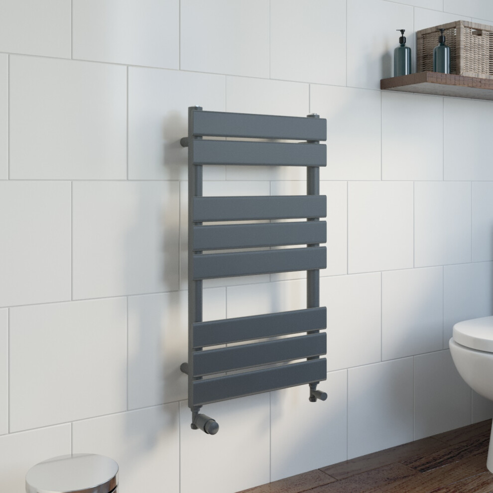 (Anthracite, 800 X 450Mm) Heatsync Bathroom Heated Towel Rail Radiators Central Heating Radiators 5056806110691