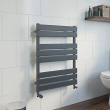(Anthracite, 800 x 600mm) Heatsync Bathroom Heated Towel Rail Radiators Central Heating Radiators