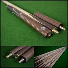 57" Handmade / Hand-Spliced Snooker Cue With Rosewood Butt
