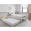 Noa and Nani Hampshire Single Bed Frame in Classic White 4