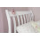 Noa and Nani Astrid Single Bed Sleigh Frame in Classic White 4