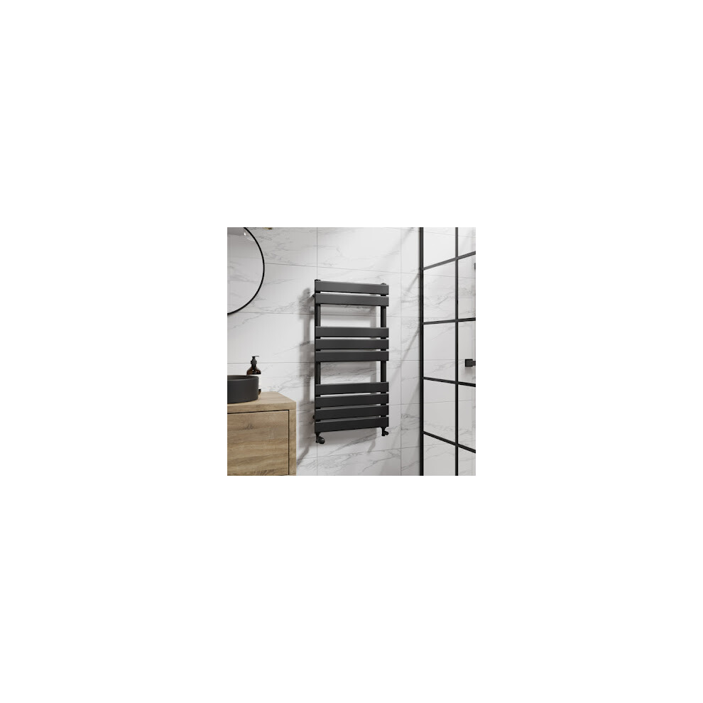 (Black, 950 x 500mm) Heatsync Bathroom Heated Towel Rail Radiators Central Heating Radiators