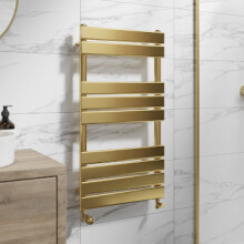 (Brushed Brass, 950 x 500mm) Heatsync Bathroom Heated Towel Rail Radiators Central Heating Radiators