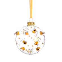 SASS & BELLE LUXE BAUBLE WITH BEES & FLOWERS