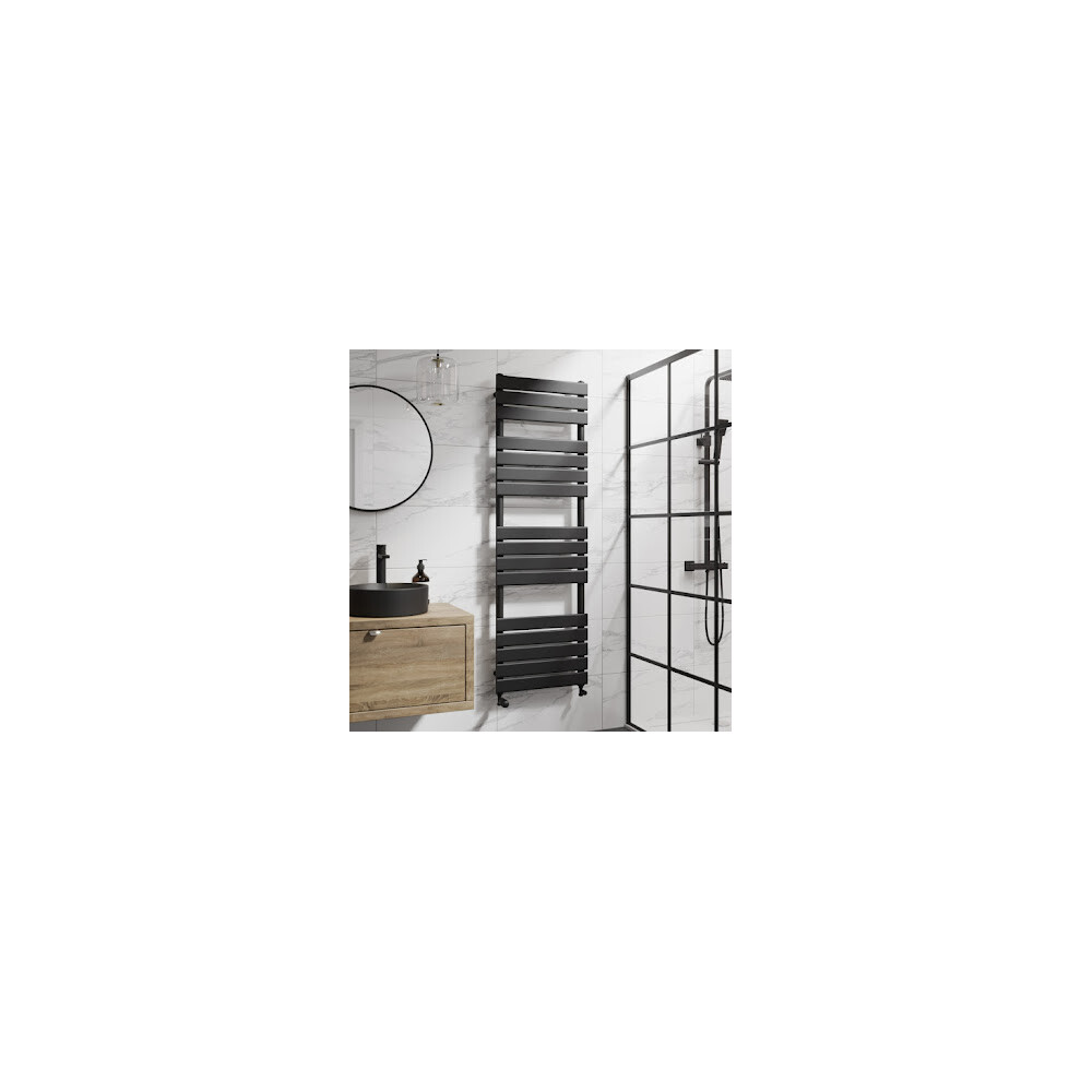 (Black, 1600 X 500Mm) Heatsync Bathroom Heated Towel Rail Radiators Central Heating Radiators 5056806110844