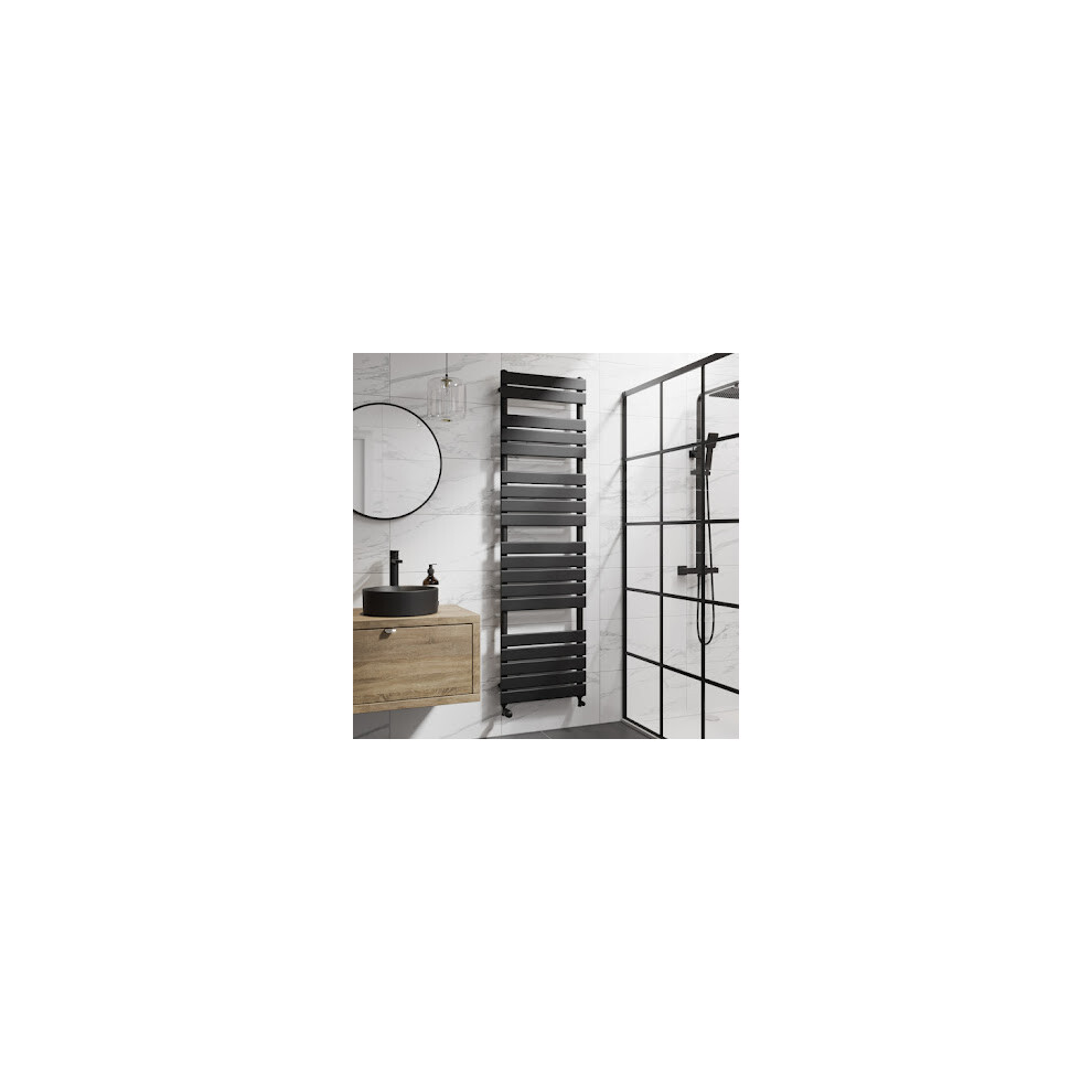 (Black, 1800 X 500Mm) Heatsync Bathroom Heated Towel Rail Radiators Central Heating Radiators 5056806110974