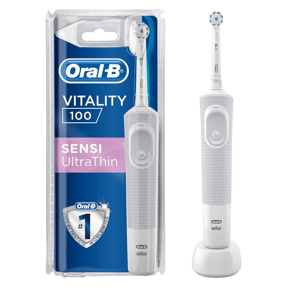 Oral-B Vitality 100 Sensi Ultrathin Rechargeable Electric Toothbrush