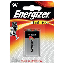 ENERGIZER - Max Alkaline 9V PP3 Battery Single Pack
