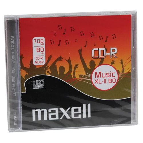 MAXELL - CD-R XL-II Blank CD for Audio Recorder - 80mins