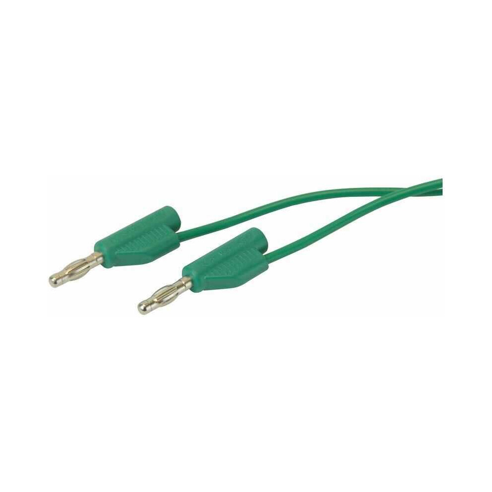 Pro Signal - Green 4Mm Banana Plug To Plug Test Lead - 1.5M 3341844102978