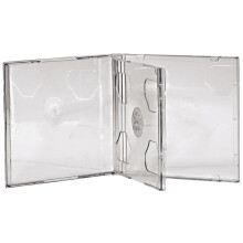HAMA - Standard CD Double Jewel Cases Transparent 5 Pack
