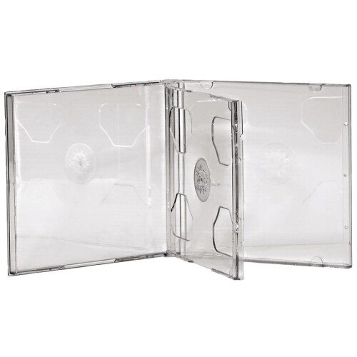 Hama HAMA - Standard CD Double Jewel Cases Transparent 5 Pack