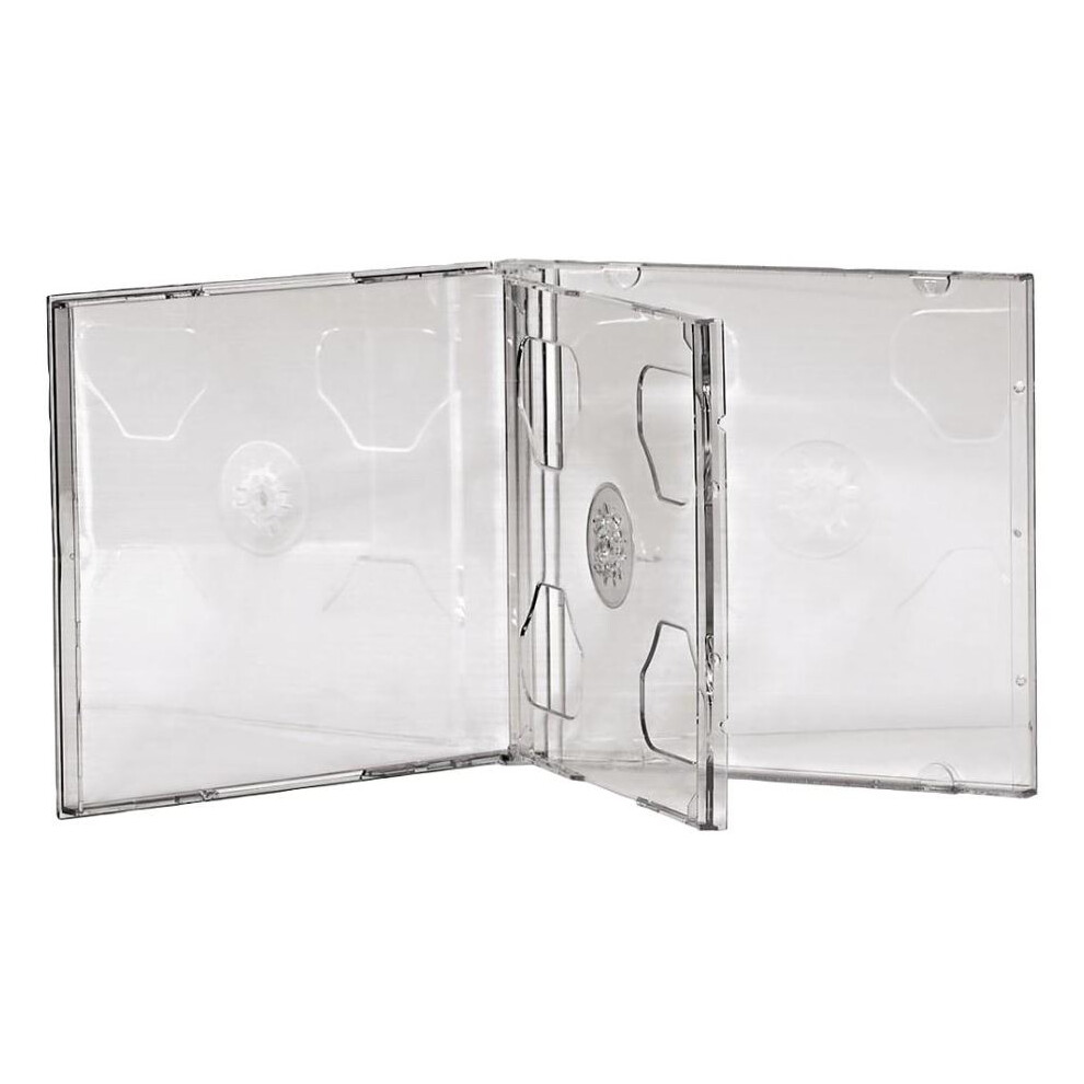 HAMA - Standard CD Double Jewel Cases Transparent 5 Pack