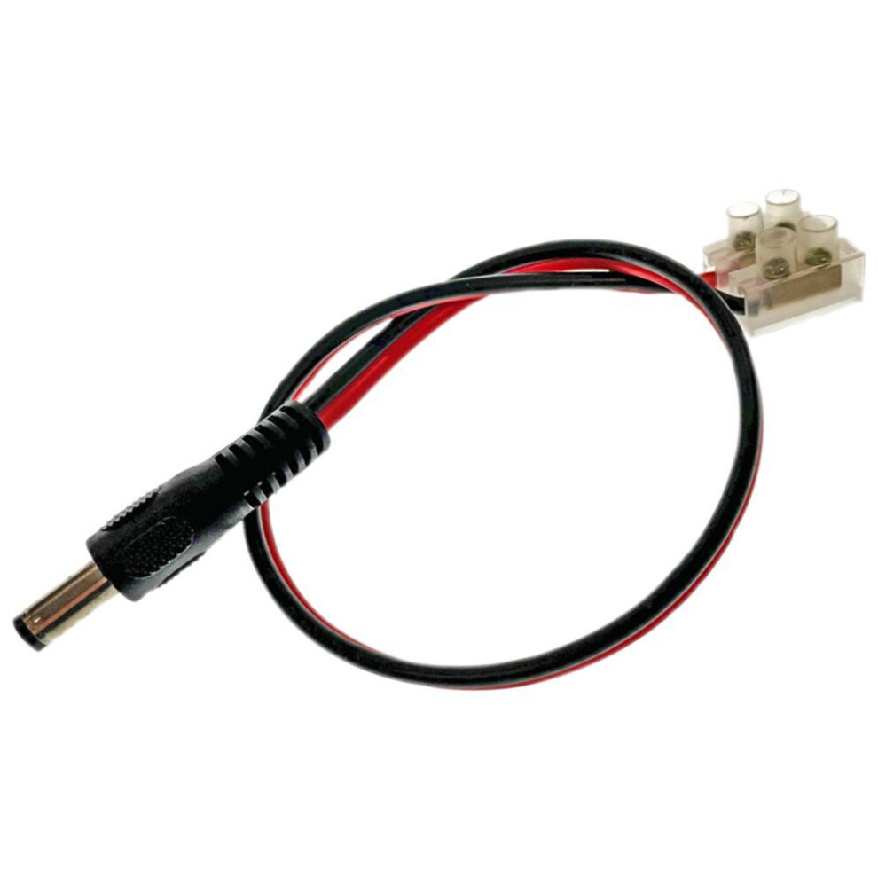 Tiger Power Supplies - 2.1Mm Cable To Terminal Block Red/Black 3341844192696