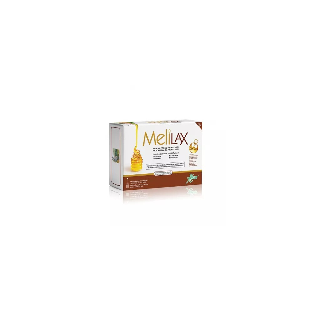 Aboca Melilax Adult Microenemas With Propolis, 6 Pieces,