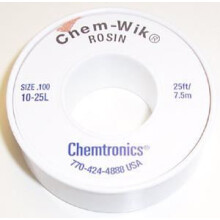 CHEMTRONICS - Chem-Wik Rosin Desoldering Braid Blue Label 2.5mm x 7.6m