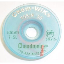 CHEMTRONICS - Chem-Wik Rosin Desoldering Braid Green Label 1.9mm x 1.5m