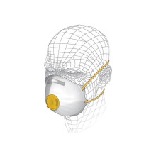 Vitrex - Premium Valved Power Tool & MDF Respirator P2