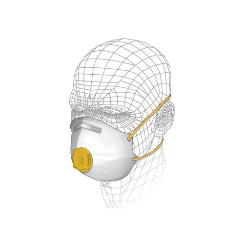 Vitrex - Premium Valved Power Tool & MDF Respirator P2