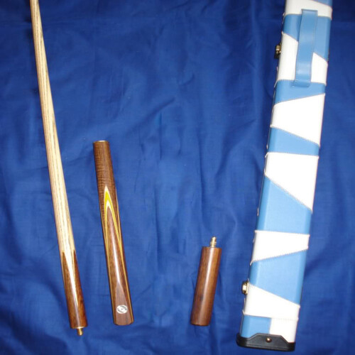 57 Inch Handmade 3/4 Ash Shaft Snooker/Pool Cue Set