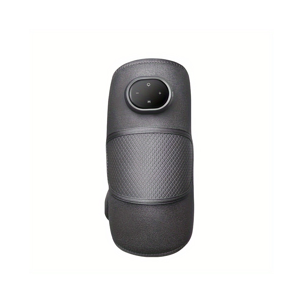 Srj Star (Grey) Relax And Rejuvenate With This 3-In-1 Heated Knee Massager Brace Wrap - Vibrating Heat Pad