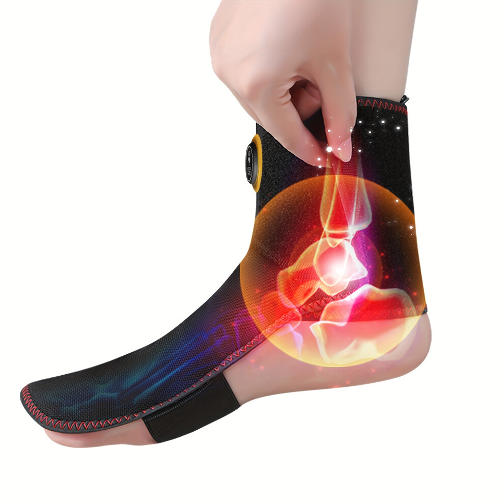 Srj Star (Heating) 1Pc Usb Heated Foot Warmer, Electric Heating Ankle Wrap With Heating Pad, 3 Levels Of Heating