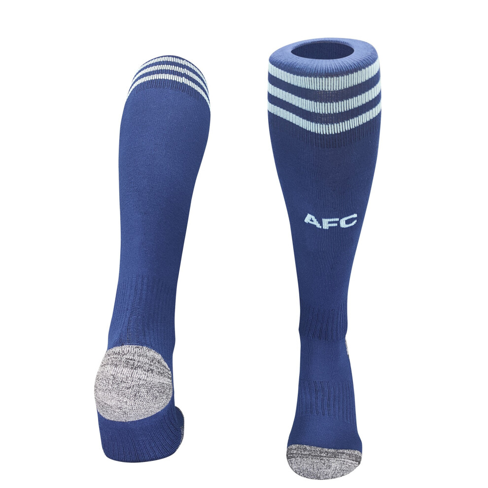 (Away 2, Kids(EU 30-36)) 24-25 Season Football Club Soccer Socks for Arsenal F.C.