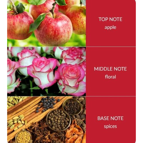 Heart & Home Bamboo Small Jar - Spiced Apple & Cinnamon 2
