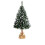 Elegant Artificial Christmas Tree on Real Pine Trunk - Holiday Decor 3