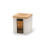 Heart & Home Bamboo Small Jar - Welcoming Evening Fire 1