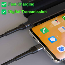 100w Fast Charger Type C USB Data Cable Lead for Samsung Galaxy