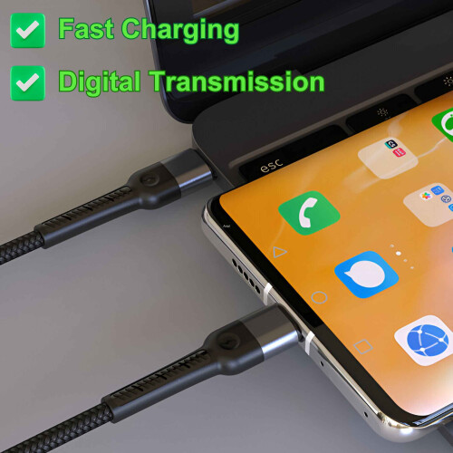 100w Fast Charger Type C USB Data Cable Lead for Samsung Galaxy