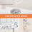 Karlxtom Table Top Dishwasher 6 with Touch Control, Auto-drying, Baby Care & Fruit Wash 4