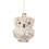 SASS & BELLE SNOWY OWL SHAPED BAUBLE 1