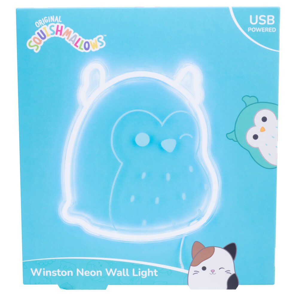 Fizz Creations Squishmallows Winston The Owl Wall Light Officially Licensed Mood Light - Image 6