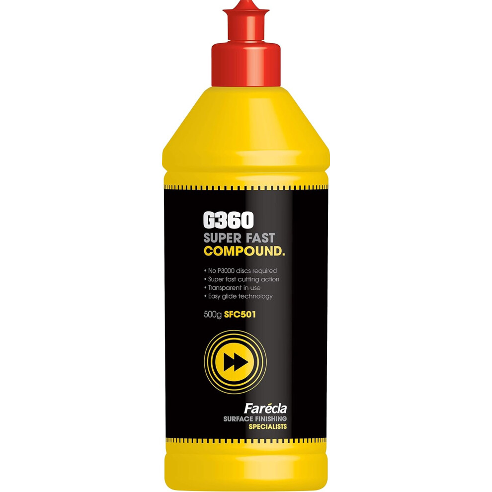 Farecla G360 Super Fast Premium Easy Glide Compound 500Ml - Sfc501 5051500188472