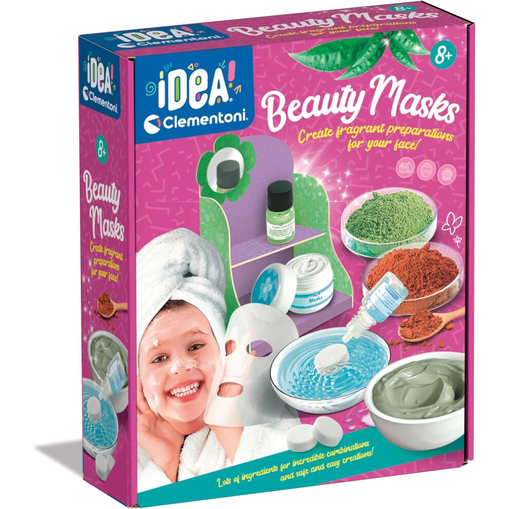 Clementoni Idea Mask Create Your Own Natural Beauty Science Kit for Girls