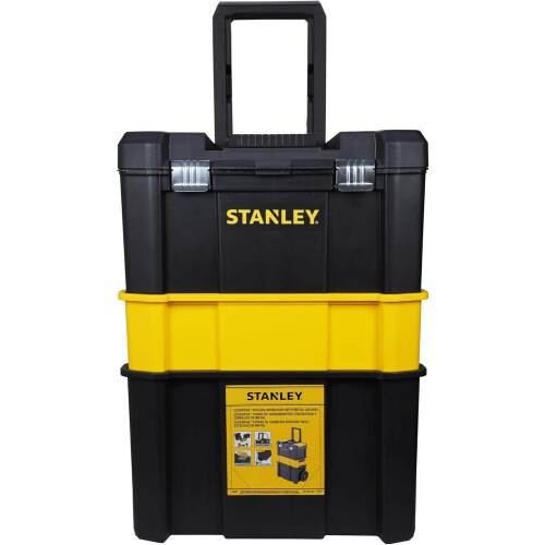 STANLEY STANLEY Essential Rolling Workshop Toolbox, 3 Tier Stackable Units, STST1-80151 2