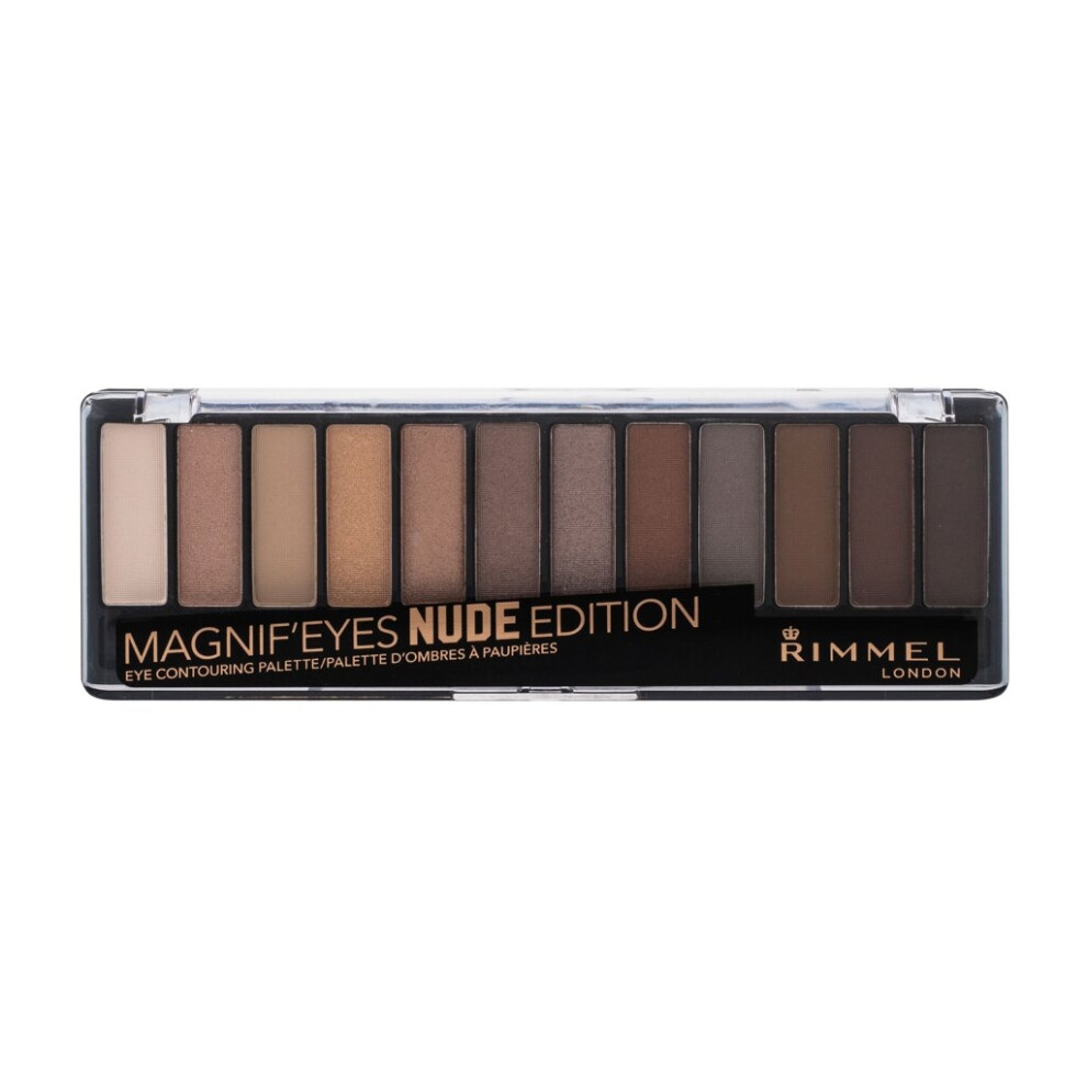 Rimmel London - Magnif Eyes Contouring Palette 001 Nude Edition - For Women, 14.16 g