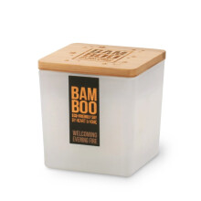 Heart & Home Bamboo Large Jar Candle - Welcoming Evening Fire