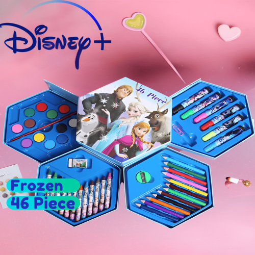 Frozen  46 pcs colouring crayon pen art set for kids 1