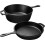 KICHLY Pre Seasoned Cast Iron Pan Combo Cooker (1) 1