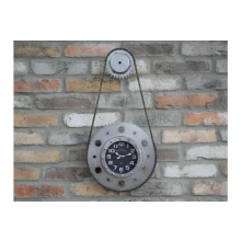Unusual Industrial Style Bike Chain Wall Clock