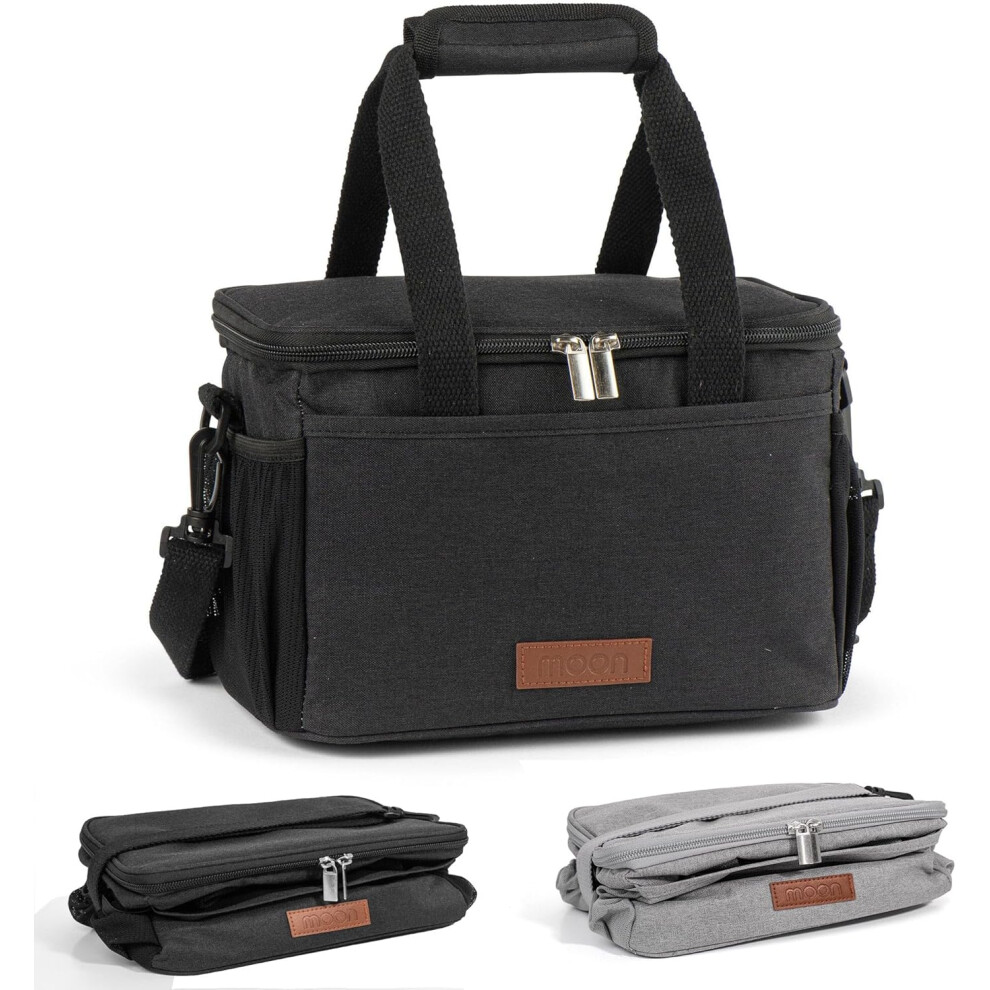 Insulated lunch bag with water bottle holder online