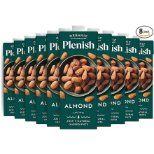 Plenish Unsweetened Organic Almond Milk 1L (Pack of 8)